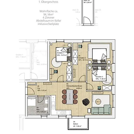 Апартаменты Seaside Luxus 5 Mit Sauna Und Balkon